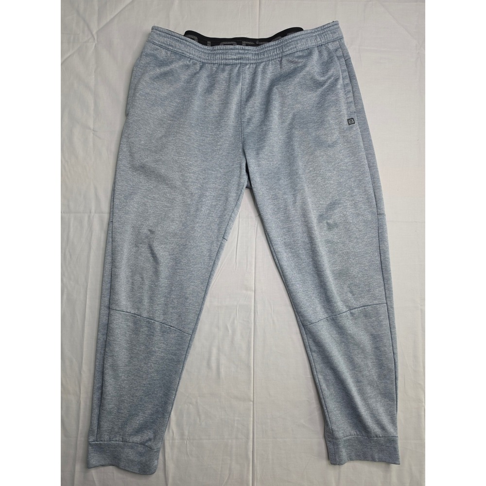 Layer 8 Sweatpants Mens XL Heather Gray Fleece Lined Tapered Leg Athletic Jogger